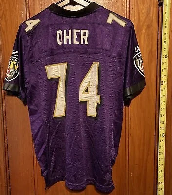 NFL Baltimore Ravens Michael Oher Youth Jersey L Large (14-16) Reebok • $24.95