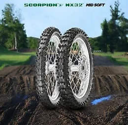 Pirelli Scorpion Mx Mid Soft 32 Rear Offroad 110/90-19 62m Nhs Tyre #61-258-85 • $149.95