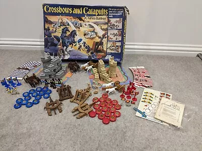 Action GT Crossbows And Catapults Chariots Battleset Board Game Vintage 80s • £99.99