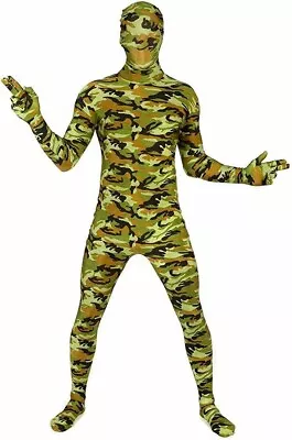 Morphsuits Spandex Bodysuit Premium Men's  Camo Costume Camouflage XL • $15.99