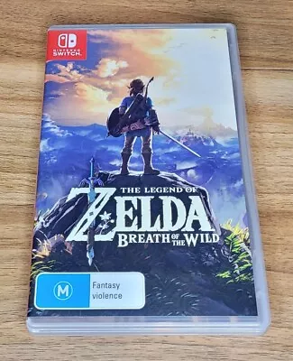 The Legend Of Zelda: Breath Of The Wild -  Nintendo Switch - Complete With Map • $59.99