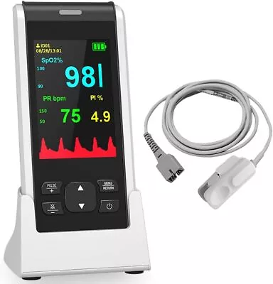 Handheld Pulse Oximeter SpO2 Heart Blood Rate Oxygen Saturation Meter Bluetooth  • $175.99