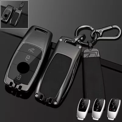 Zinc Alloy TPU Leather Car Key Fob Case Cover For Benz GLB GLC A B C E S G AMG • $48.22