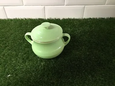 Le Creuset Lidded Soup Bowl / Mini Individual Casserole Dish Light Green • £14.99