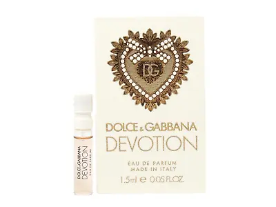 D&G DOLCE & GABBANA DEVOTION EDP 1.5ml .05fl Oz X 1 PERFUME SPRAY SAMPLE VIAL • $7.50