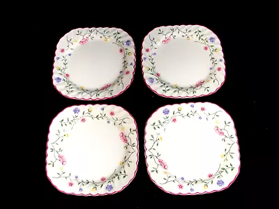 Lot Of 4 Johnson Brothers SUMMER CHINTZ 7.5  Salad Plates Microwave Safe England • $12.99