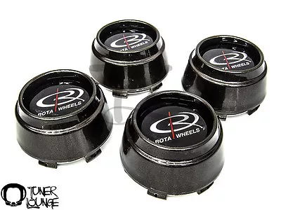 Rota Wheels Center Caps Gun Metal 4pcs Replacement Set P45r P45 Rb • $50