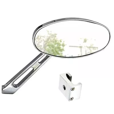 Manx Buggy Chrome Sideview Oval Mirror W/Aluminum Mount Each • $65.95