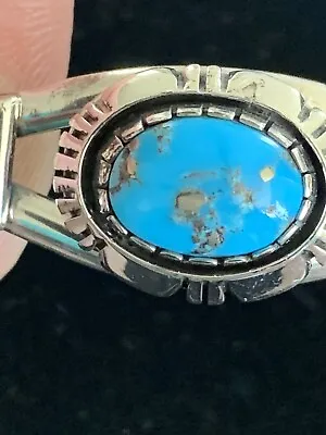 $175 • Buy Navajo Delbert Vandever Morenci Turquoise Cuff Bracelet Sterling Silver