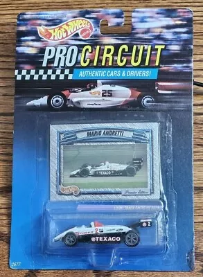 Hot Wheels #2677 Pro Circuit Mario Andretti #2 Card & Car • $7.50