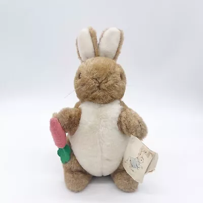 Eden Peter Rabbit Wind Up Musical Bunny Plush Stuffed Animal 9” Working • $31.59