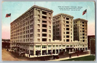 Portland Oregon - Hotel Multnomah - Vintage Postcard - Unposted • $16.99