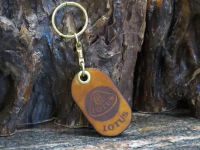 LOTUS Key Chain Genuine Leather Key Ring 1824 • $19.95