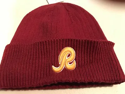 Washington Redskins Nfl Mitchell And Ness Cuff Winter Knit Hat Free Shipping • $22.99
