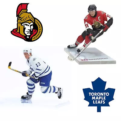 Mcfarlane NHL Daniel Alfredsson & Mats Sundin Exclusive Combo Pack Figure • $50.83