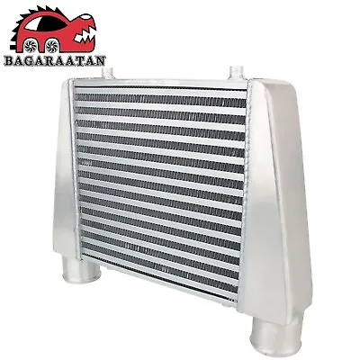 Universal Top Mount Turbo Intercooler 17''x13''x3'' Tube Fin 2.5'' Inlet/Outlet • $103.88