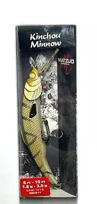 Matzuo Kinchou Minnow 5/8oz Natural Walleye 6FT-10FT Depth SMCS11-NWLYE • $9.44