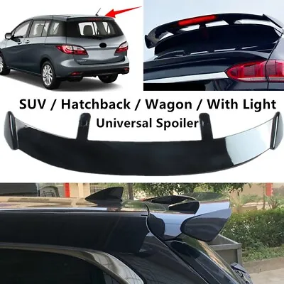 Universal For Mazda 5 2012-2017 Rear Tailgate Roof Spoiler Wing W/ Light ABS • $88.49