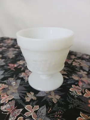 Vintage White Milk Glass Small Goblet • $10