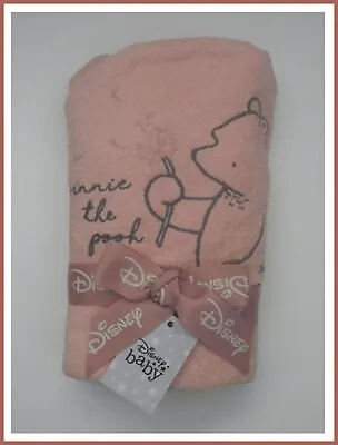 £13.99 • Buy Disney Baby Girls Hooded Bath Towel Winnie The Pooh Bath Time Essentials NEW