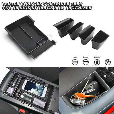 5X Car Central Armrest Organizer Divider Side Door Holder For Mazda 3 2019-2024 • $29.99