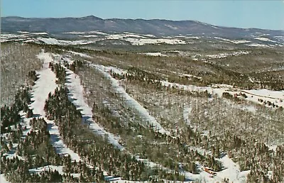 Hogback Mountain Ski Area Vermont Birds Eye View Mt Snow Haystack Vintage E443 • $7.59