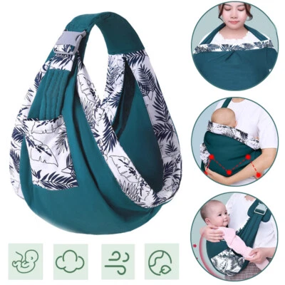 £10.59 • Buy Baby Soft Sling Wrap Toddler Carrier Adjustable Straps Newborn Infant Carrying
