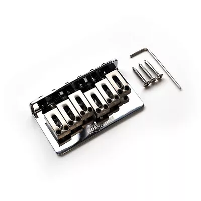 £14.99 • Buy Wilkinson Through Body Bridge Hardtail Stratocaster Telecaster Chrome Strat Tele