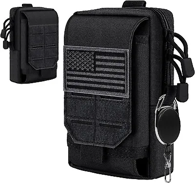 Tactical Molle Pouch Military Waist Bag Outdoor EDC Tool Bag Utility Vest Pack • $9.98
