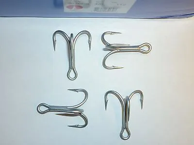 (25) Vmc 4x Oshaughnessy Treble Hooks (size 4/0) Permasteel (9626ps) Bulk 9626 • $22