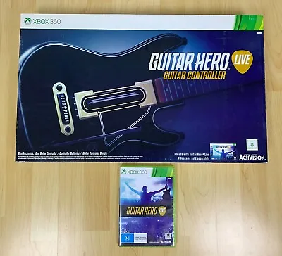 NEW Microsoft Xbox 360 Guitar Hero Live Guitar Controller & Game R4 PAL AU/NZ • $179.95