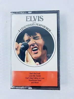 New Sealed ELVIS PRESLEY Music Cassette - A Legendary Performer • $9.95