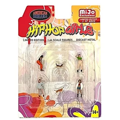 American Diorama 1:64 Diecast Metal Hip Hop Girls Figure Set • $8.99