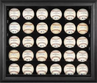 Black Framed 30 Baseball Display Case - Fanatics • $199.99