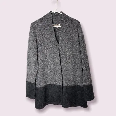 Marilyn Moore Cashmere Mohair Merino Cardigan Sweater Jacket Sz M • £43.90