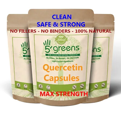 £6.99 • Buy Quercetin 500mg Capsules 98% Extract - Genuine Quercetin - Vegan Capsules -  