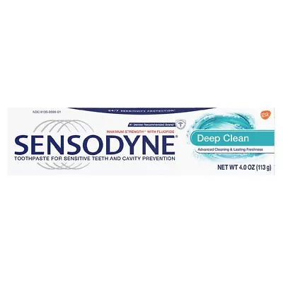 $12.99 • Buy 2 X Sensodyne Deep Clean Sensitive + Whitening Lot Of 2 Great Price 