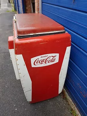 Coca Cola Ice Cooler Coca Cola Cooler Coka Cola Milan 1960s • £399