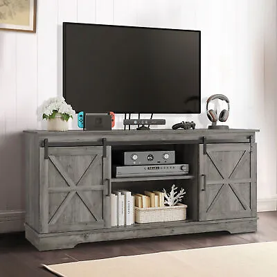 TV Stand For 65 Inch TV Entertainment Center Media Console With Storage Cabinets • $126.99