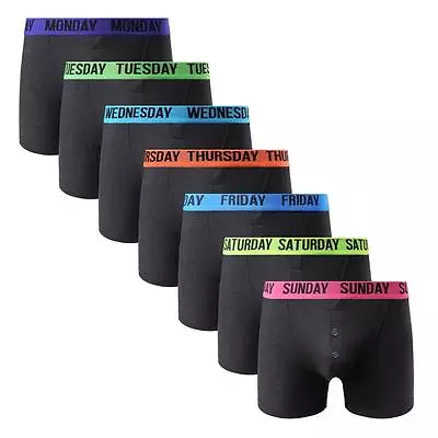 7 Days Mens Boxer Underpants Monday To Sunday Weekdays Novelty Shorts Boxers • £14.99