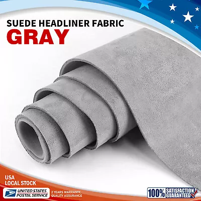 Premium Faux Suede Microfiber Upholstery Curtain Car Interior Headline Fabric. • $52.99