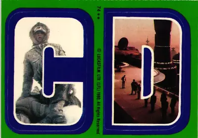 1980 Empire Strikes Back STICKERS Series 3 (67-88)/ U Pick Cards / Buy2+ Save10% • $2.29