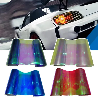 Chameleon Color Changing Tint Vinyl Wrap Sticker Headlight Films Car Light Lamps • $12.49