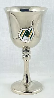 2 Vintage Australian Bicentennial Pewter? Wine Goblets Glasses 1788 -1988 • $89.95