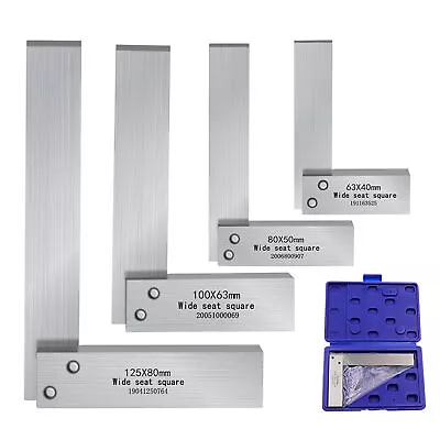 Right Angle Ruler Measurement Ruler Metal Square L Shaped Ruler Carbon Steel • $13.55