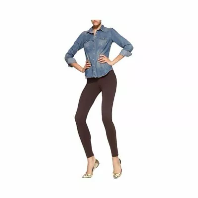 Hue Basic Cotton Leggings Brown Or Gray XS S M L XL U2243 • $17.99