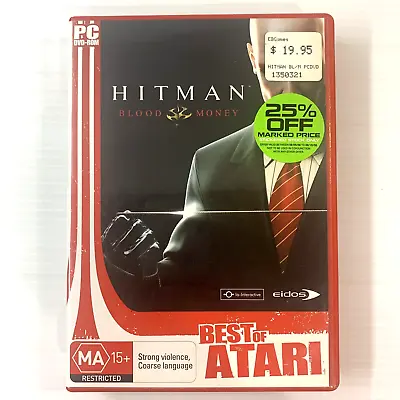Hitman Blood Money - PC Game DVD Action Stealth Adventure Game 2006 • $18.95