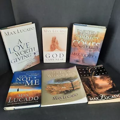 Max Lucado Books Lot Of 6 Hardback 3 Paperback • $15.99