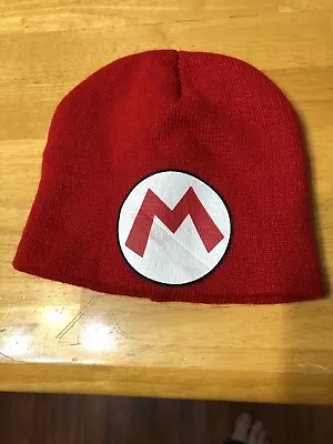 Mario Winter Beanie 2014 Official Super Mario Nintendo One Size Fits All M Logo • $5.97