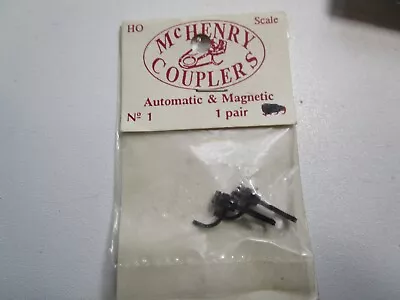 McHenry Couplers HO #1 Standard Knuckle Coupler Automatic And Magnetic (1 Pr.) • $2.50